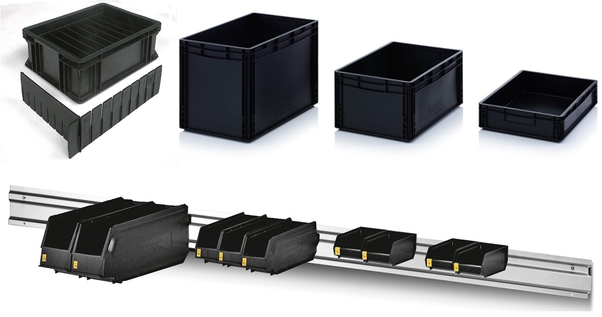 ESD hang bins Anti Static ESD Protective Storage & Warehousing